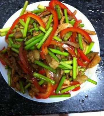 甜椒肉丝做法