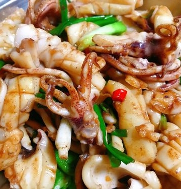 酱爆带子小鱿鱼的做法
