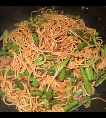 扁豆焖面的做法
