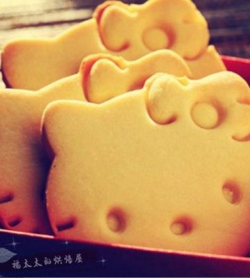 hello kitty饼干的做法