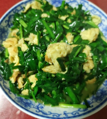 韭菜炒鸡蛋的做法