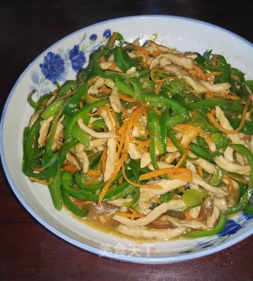 青椒肉丝的做法