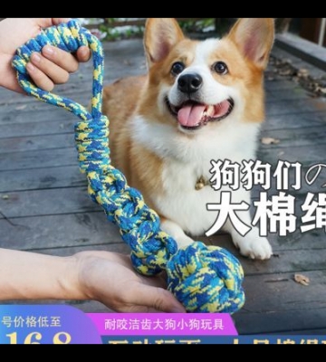 狗狗玩的绳结怎么做
